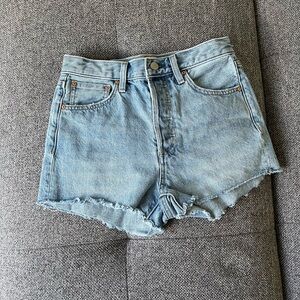 Aritzia Denim Forum Yoko shorts